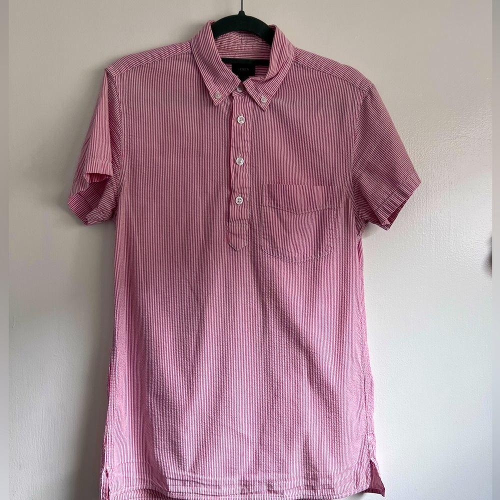 J Crew seersucker striped top Size XS Women’s